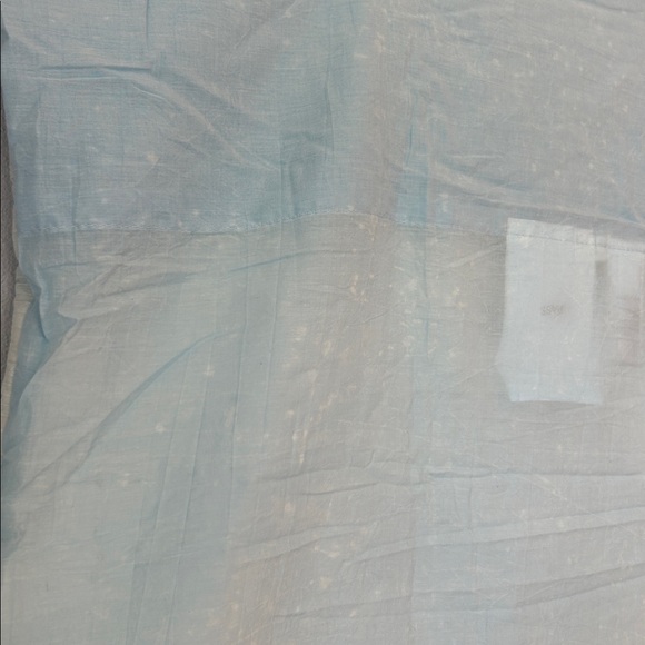 Anthropologie • NWOT Ellery Pieced Euro Sham Pillow Cover Light Blue 26x26in - Picture 8 of 13